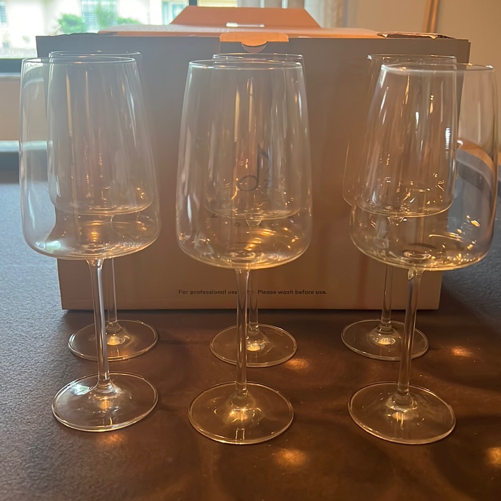 Set of 6 Schott Zwiesel Sensa White Wine Glasses